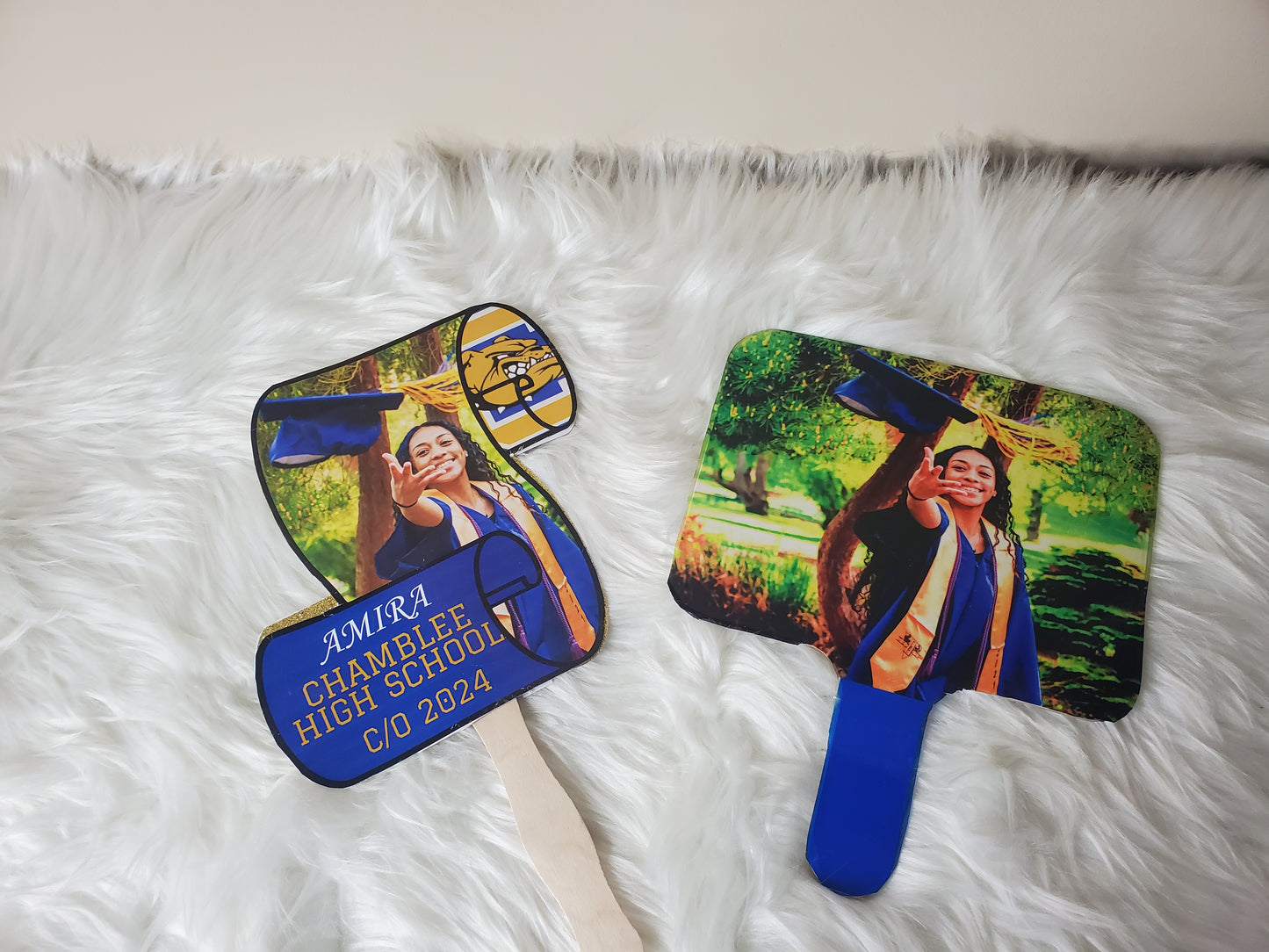 Graduation Paddle and Fans