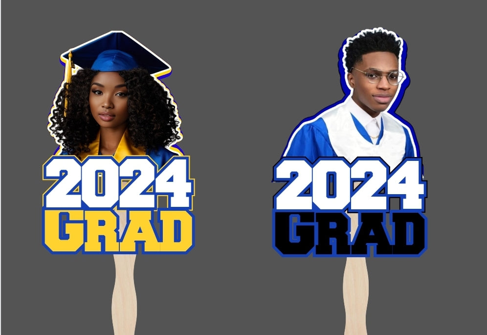 Graduation Paddle and Fans